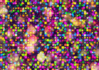 Holiday blur multicolored bokeh backgrounds