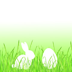 Easter bunny egg background