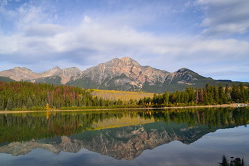 Pyramid Mountain and Lake Patricia