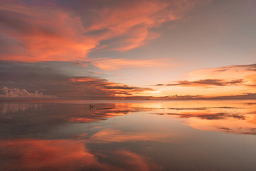 Sunset reflection Siquijor island
