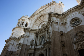 Cádiz Cathedral. Cathedral Wall. Picture taken – February 10, 2018.