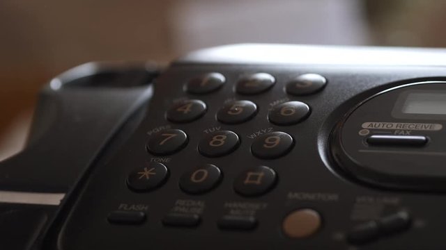 A Man Makes A Dialing 911 Emergency Call