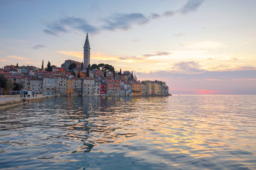 Beautiful sunset at Rovinj