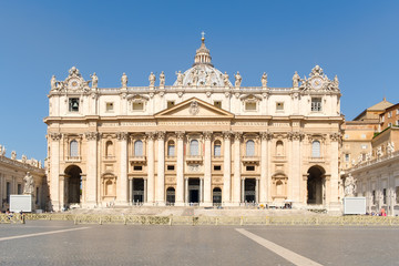 Fototapeta na wymiar The Basilica of Saint Peter at the Vatican