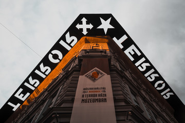 House of Terror Museum also known as Terror Háza Museum in Andrássy út, Budapest