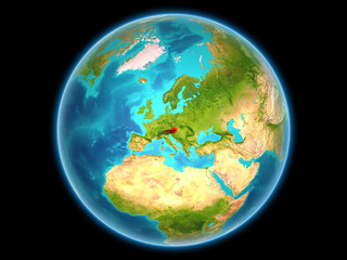 Austria on planet Earth