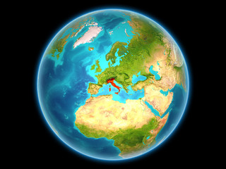 Italy on planet Earth