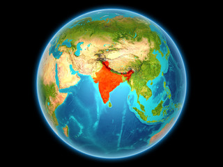 India on planet Earth