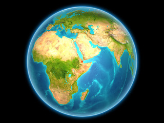 Djibouti on planet Earth