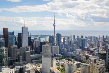 Schilderijen op glas Luchtfoto Toronto, Canada © Global Pic's