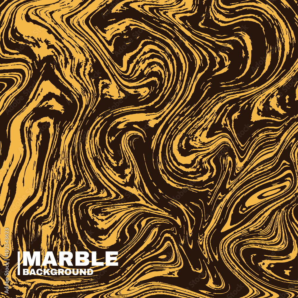 Poster marble texture background. deep yellow and fluid colors background. trendy abstract paint splash