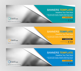 Abstract Web banner design background or header Templates