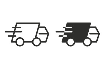 Fast delivery vector icon.