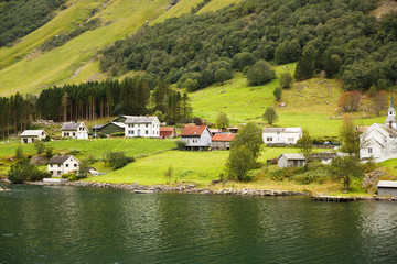 Fototapeta premium Village in Norway