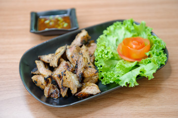 Grilled Pork, thai food