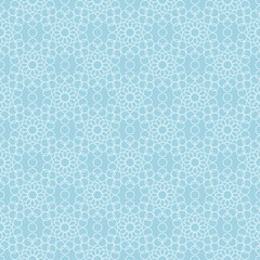 Light blue geometric ornament. Seamless pattern - 192558875