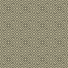 Abstract geometric spiral seamless pattern. Meander seamless.