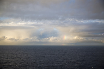 clouds + rainbow