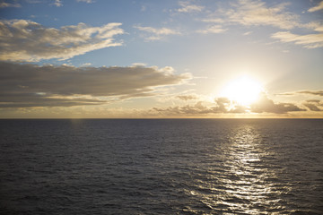 clouds & sea sunset