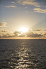 Sunset sea