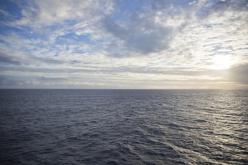 Clouds and sea