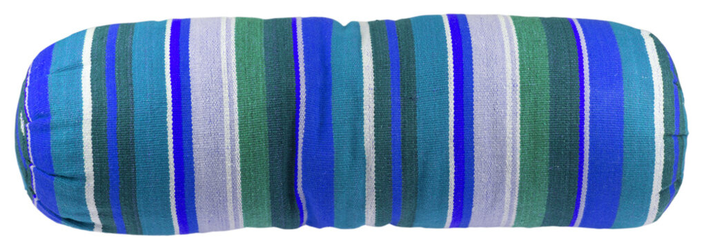 coussin bleu 