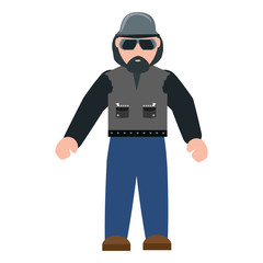 Motorcycle biker design