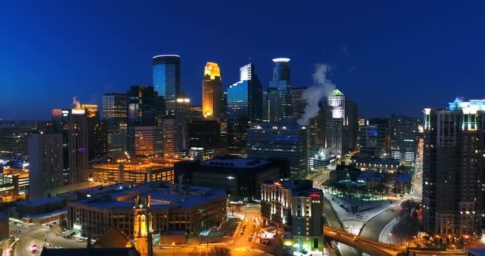Downtown Minneapolis at Night