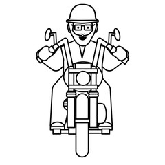 Motorcycle biker design