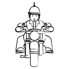 Motorcycle biker design