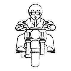 Motorcycle biker design