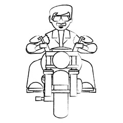 Motorcycle biker design