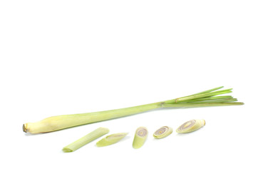 lemongrass isolate on white background