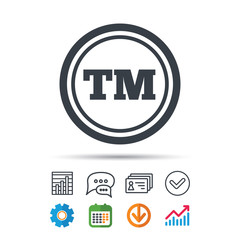 Registered TM trademark icon. Intellectual work.