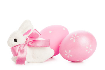 easter background. isolated on white