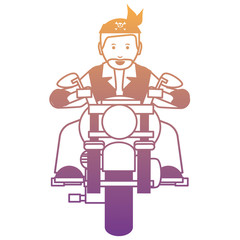 Motorcycle biker design