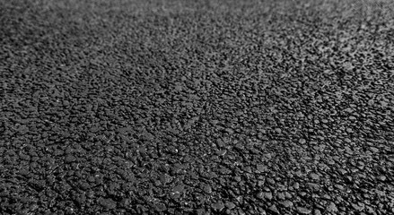 New asphalt, road grainy surface. Soft focus