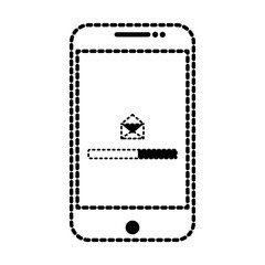 Fototapeta premium smartphone device icon 