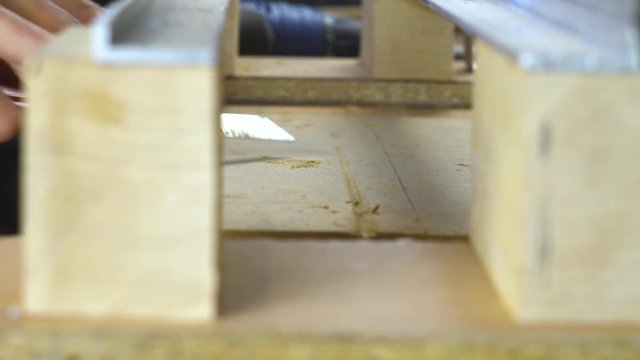 table in the workshop