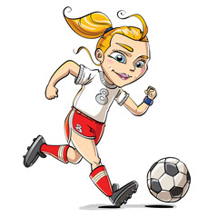 Soccer Girl Player