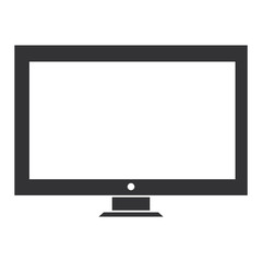 monitor computer display icon vector illustration design