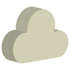 cloud computing isolated icon upload vector illustration design