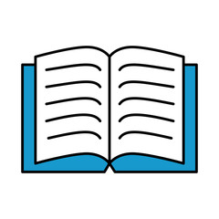 text book isolated icon vector illustration design