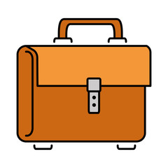 portfolio briefcase isolated icon vector illustration design