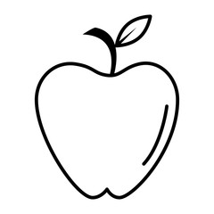apple fresh fruit icon vector illustration design