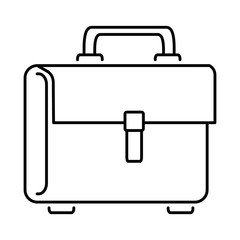 portfolio briefcase isolated icon vector illustration design