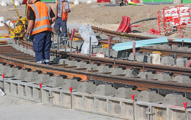 Naklejka premium chantier de précision
