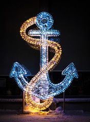 Garland in the form of an anchor © Georgii