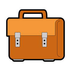 portfolio briefcase isolated icon vector illustration design