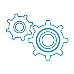 gears machinery isolated icon vector illustration design